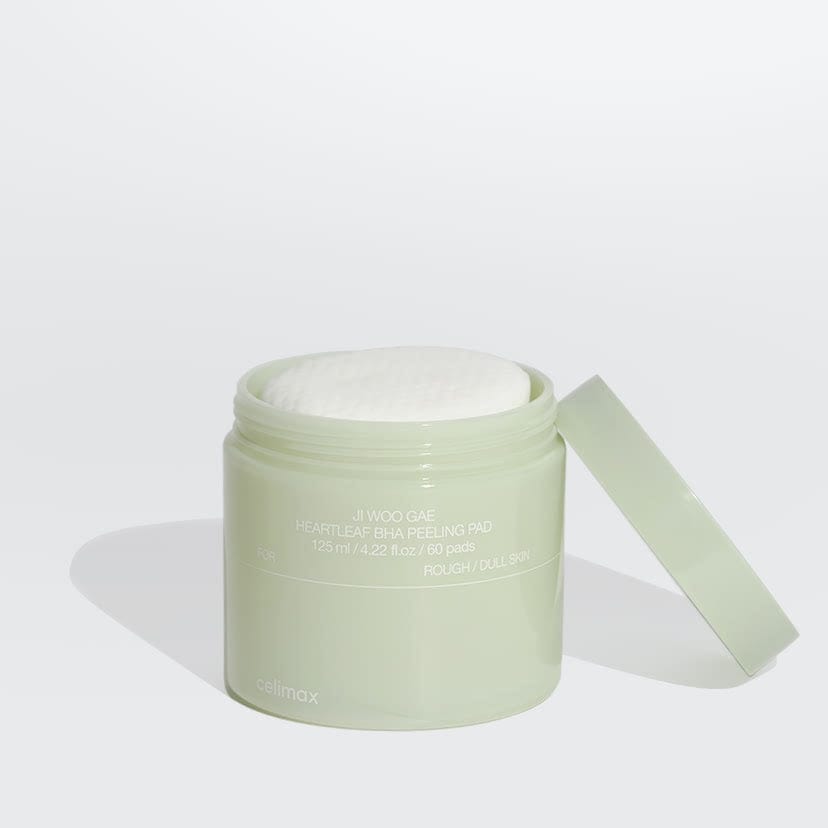 JI WOO GAE HEARTLEAF BHA PEELING PAD
