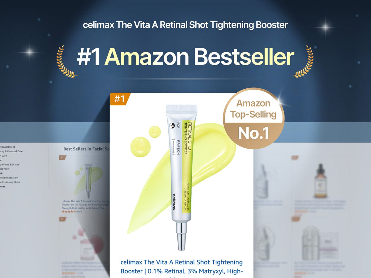 [👑Wrinkles & Pores Care Duo👑] Amazon NO.1 celimax Retinal Shot Booster & Pore+Dark Spot Cream Duo