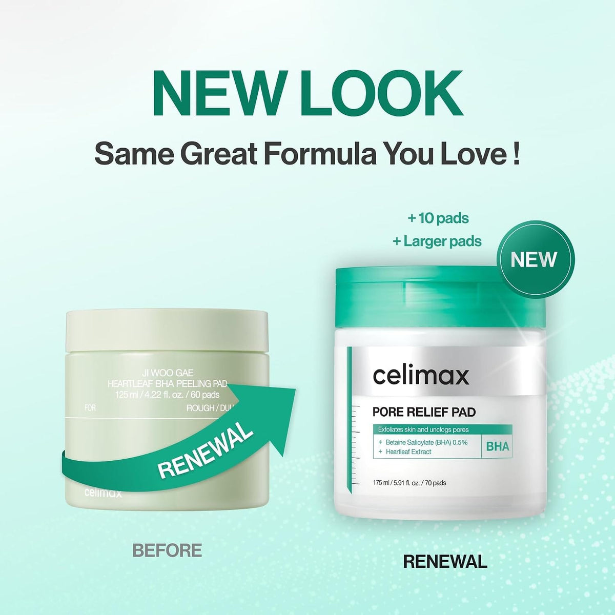Exfoliating BHA Pore Relief Toner Pads